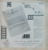 Various - The Music Movies And Memories Of Raj Kapoor (Vinyl) Image